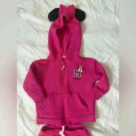 Disney Jumping Beans Minnie Mouse Set Size 6 Months Pink - Picture 2 of 12